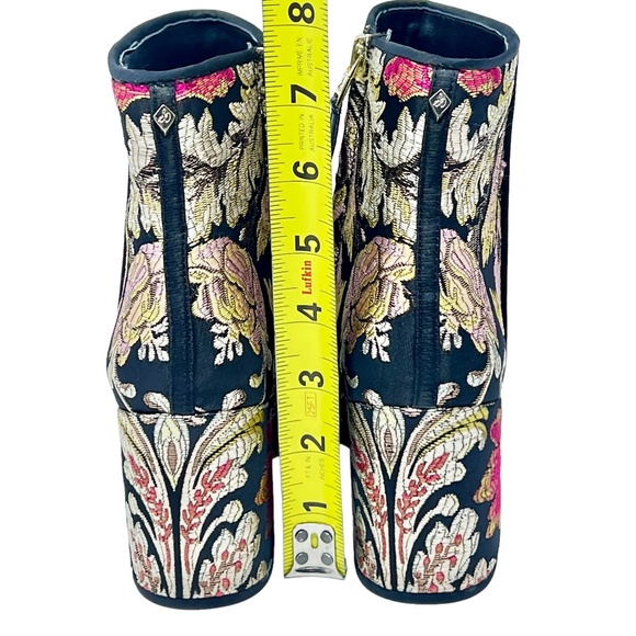 Sam Edelman women's Taye Jacquard floral embroidered ankle booties size 6.5 NWT - Picture 7 of 15